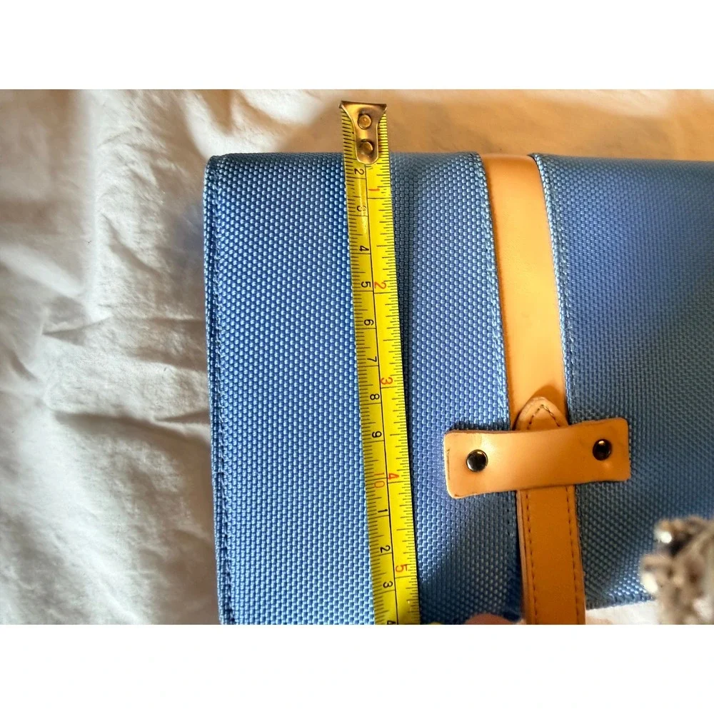 Franklin Covey Blue Ballistic Nylon 6-Ring Personal Organizer Planner 32527.577